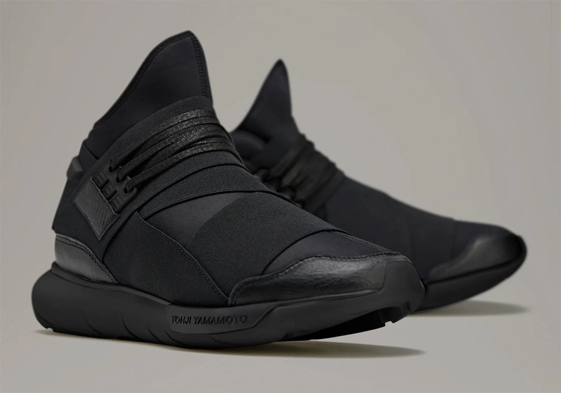 Adidas y-3 qasa shop high triple black