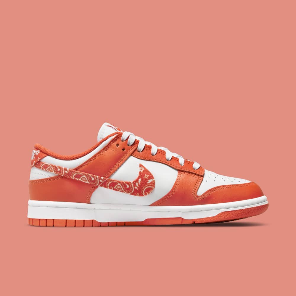 Two More Nike Dunk Low Paisley in Orange and Barley
