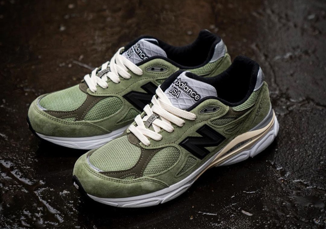 Upcoming JJJJound x New Balance 990v3 Swaps Grey for Green | Grailify