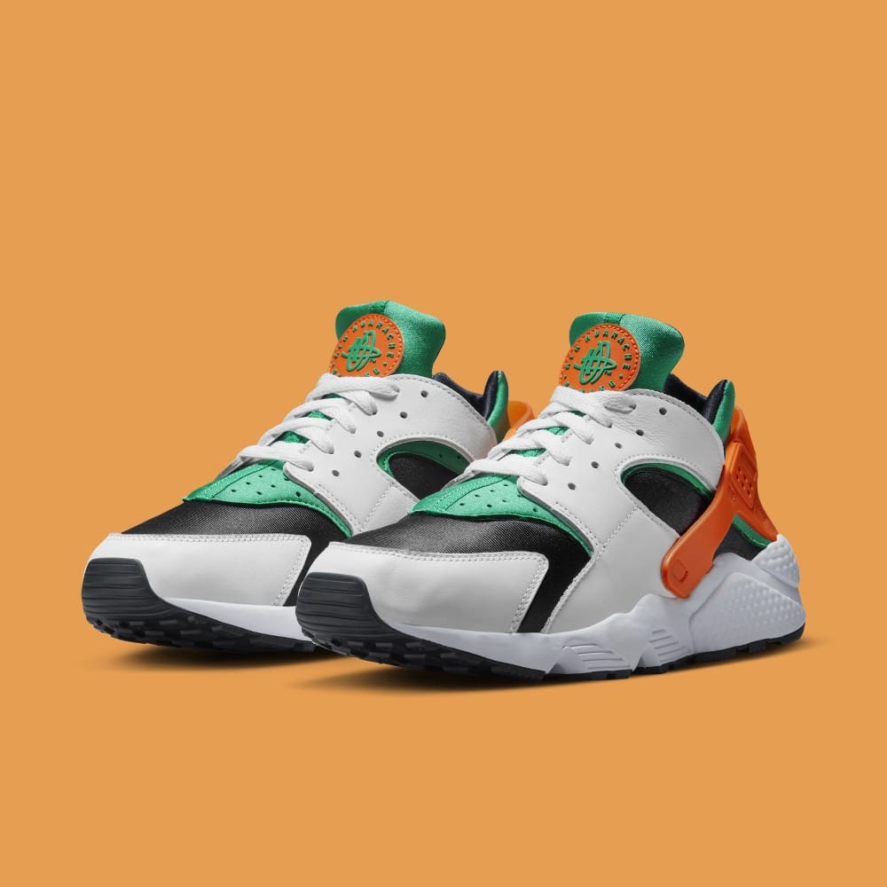 Huaraches green deals and orange