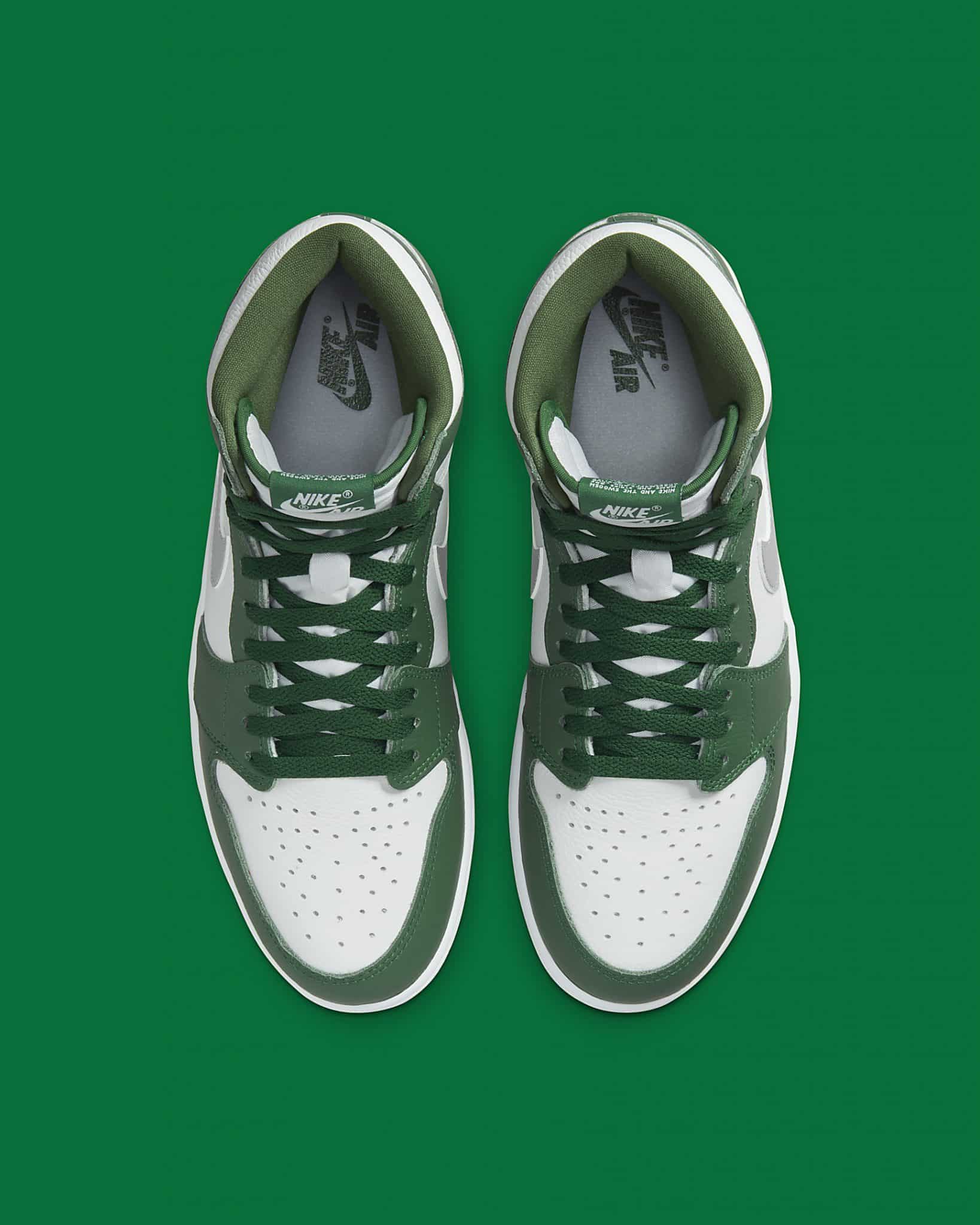 Green and Metallic Swooshes Cover the New Air Jordan 1 High Green and Metallic Swooshes Cover the New Air Jordan 1 High