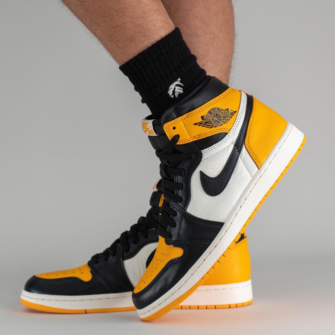 Jordan 1 yellow toe shirt hotsell