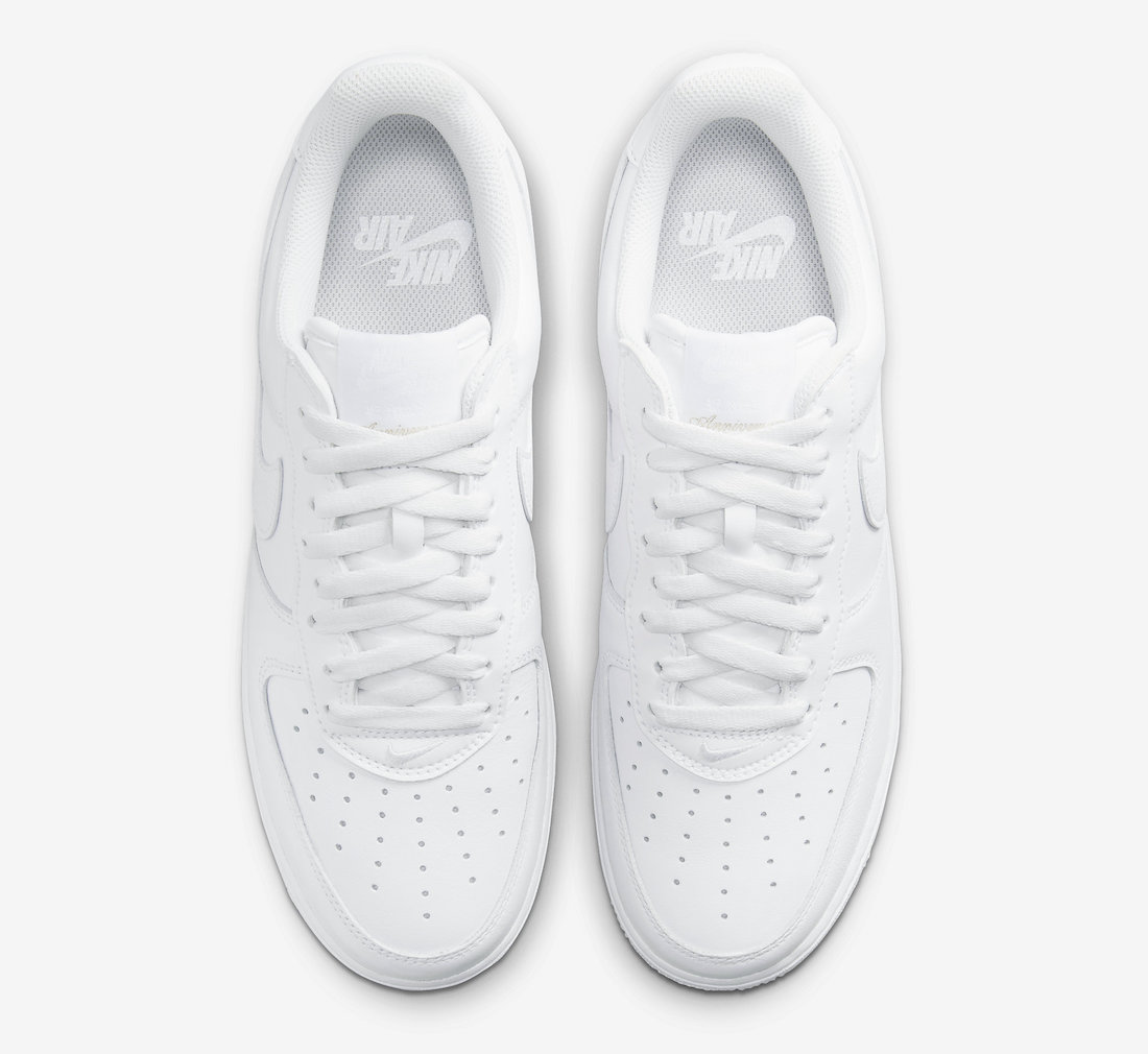 Lima Rondsel ontwerper Nike Air Force 1 Low "Since 82" Comes in Classic All-White | Grailify