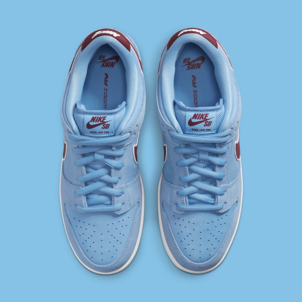 New Nike SB Dunk Low Phillies Gets Bubblegum Detail