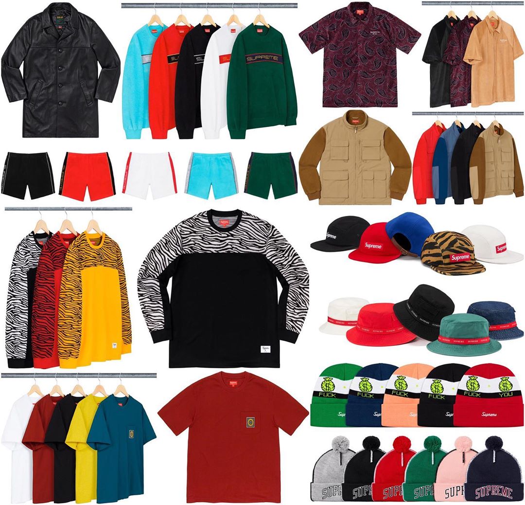 Supreme new shop collection 2019