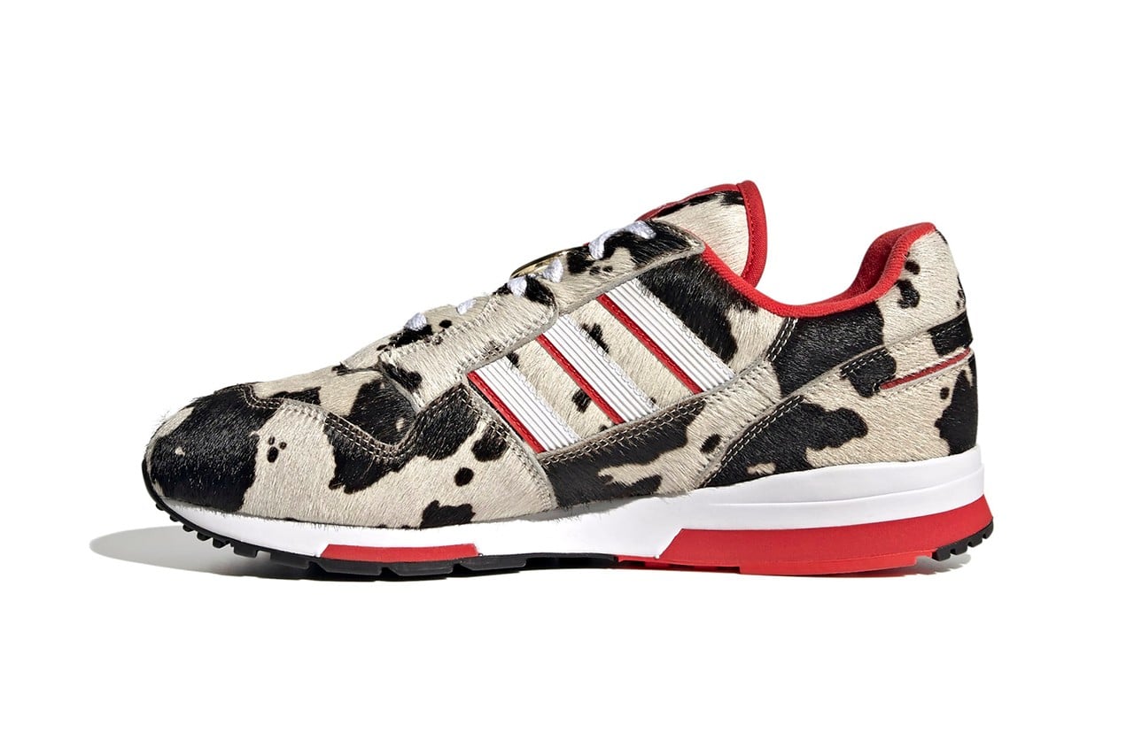 adidas cow print sneakers