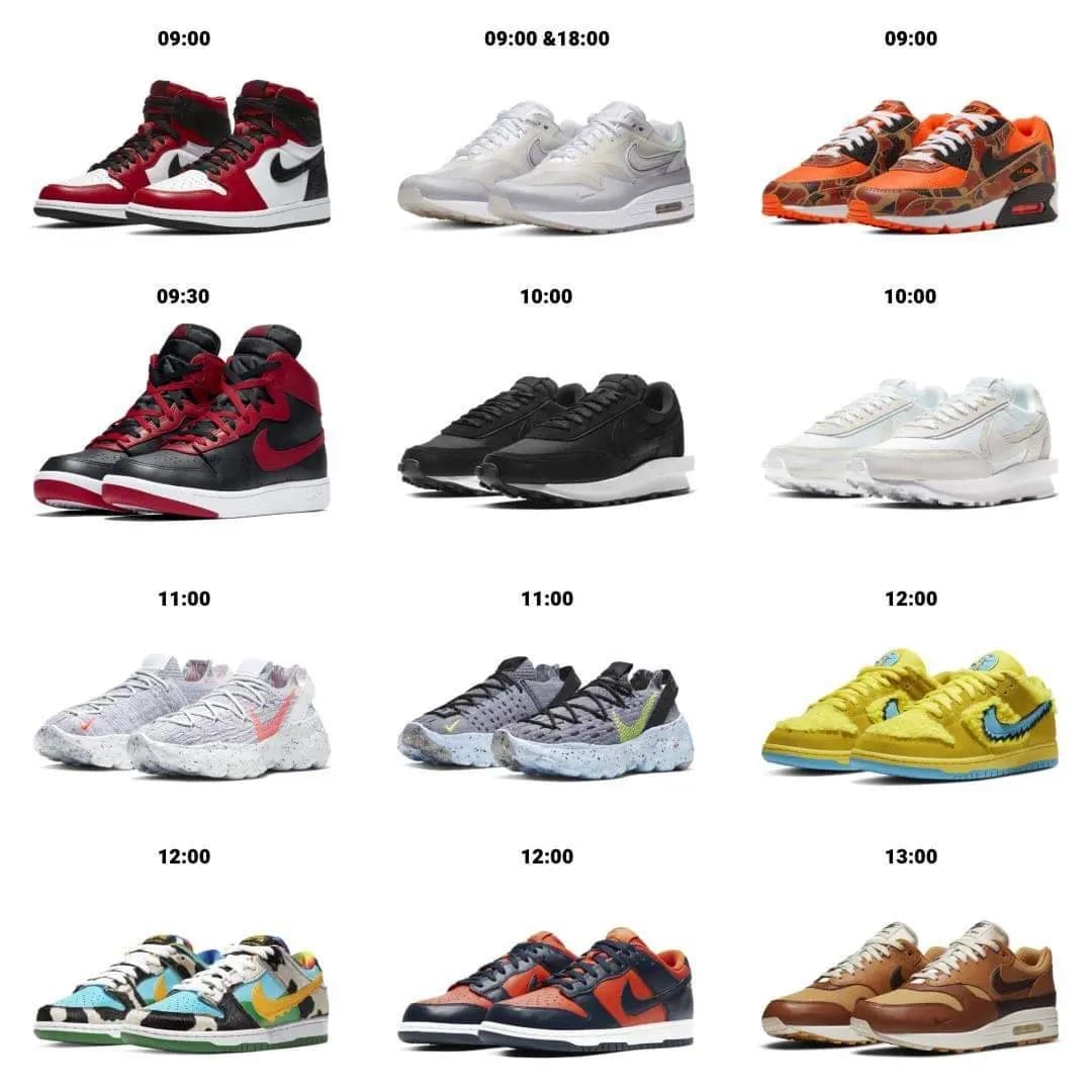 Nike SNKRS. Release Dates and Launch Calendar ID