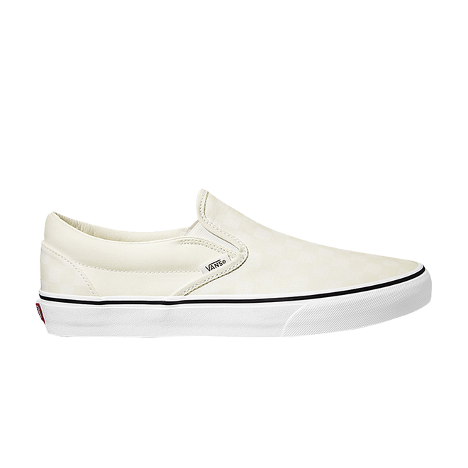 Vans slip on hot sale birch true white