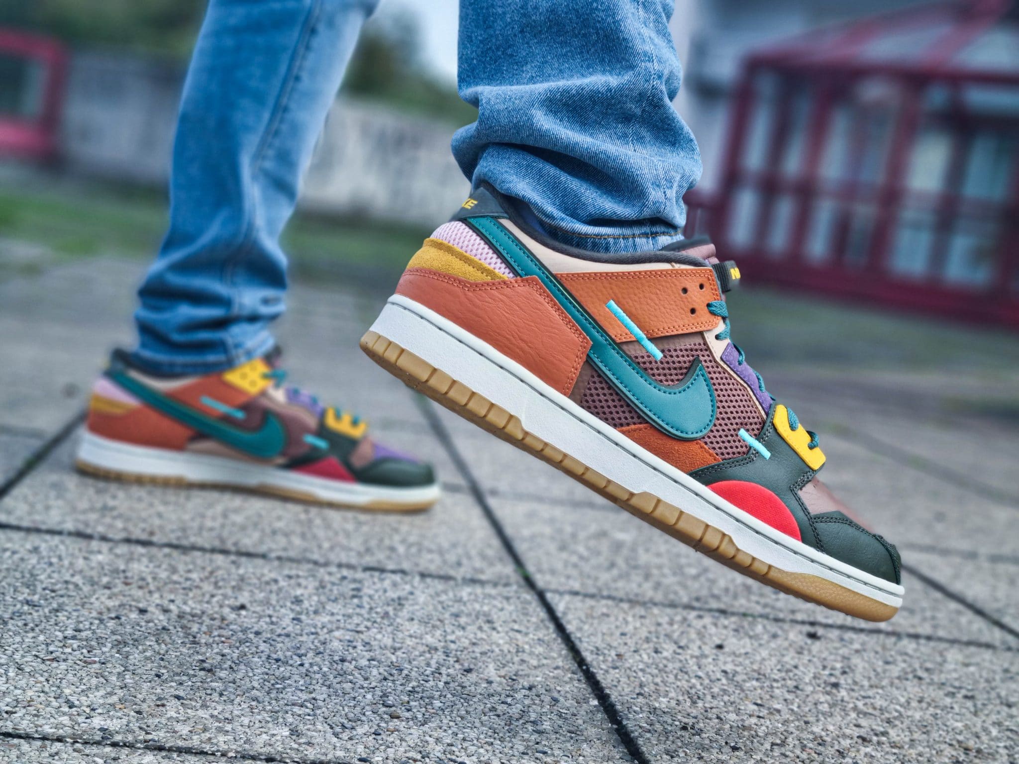 NIKE DUNK SCRAP ARCHEO BROWN - スニーカー