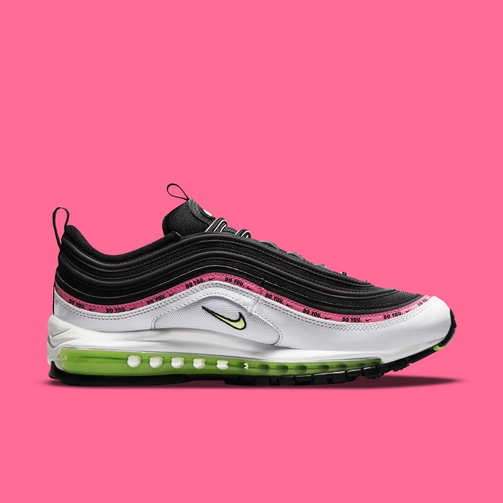 Nike Drops a Black and White Air Max 97 with Pink Stripes Grailify