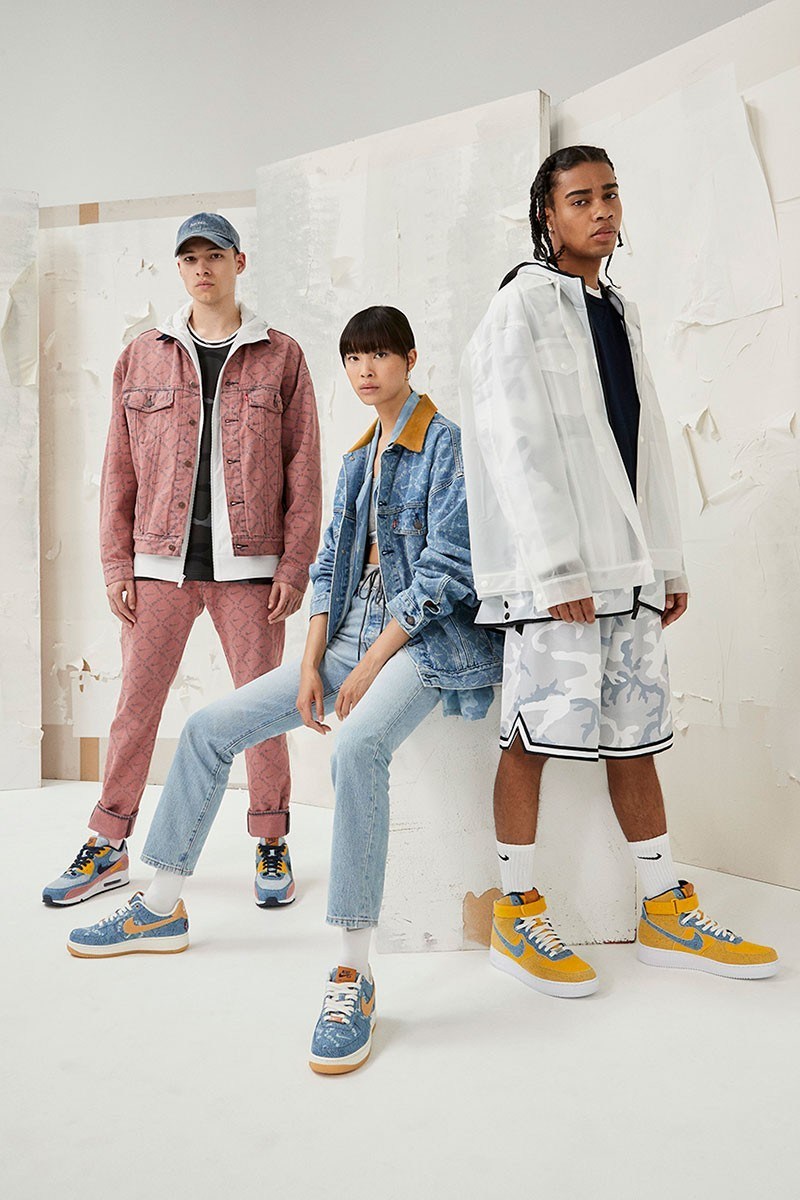 Incompatible espalda borde Customizable Sneakers from Levi's x Nike By You | Grailify