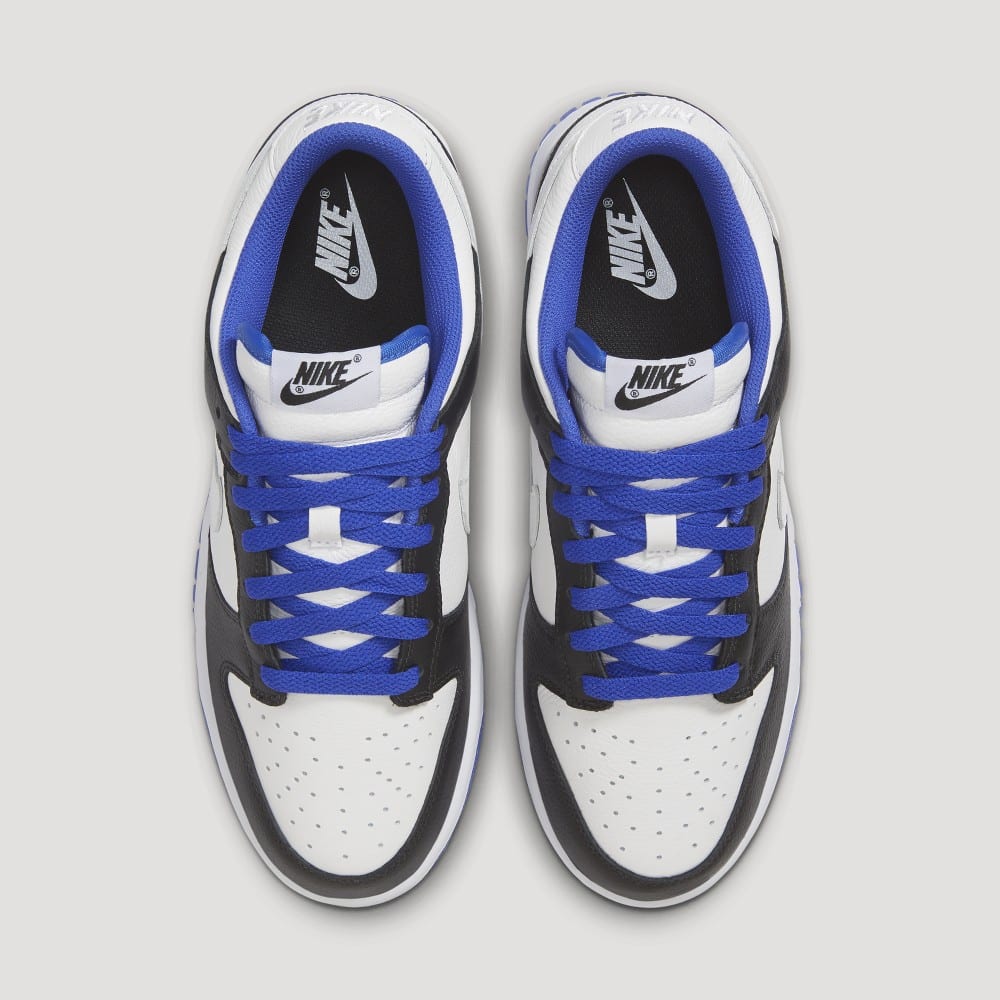 Blue Details Meet the Nike Dunk Low "Panda" Grailify