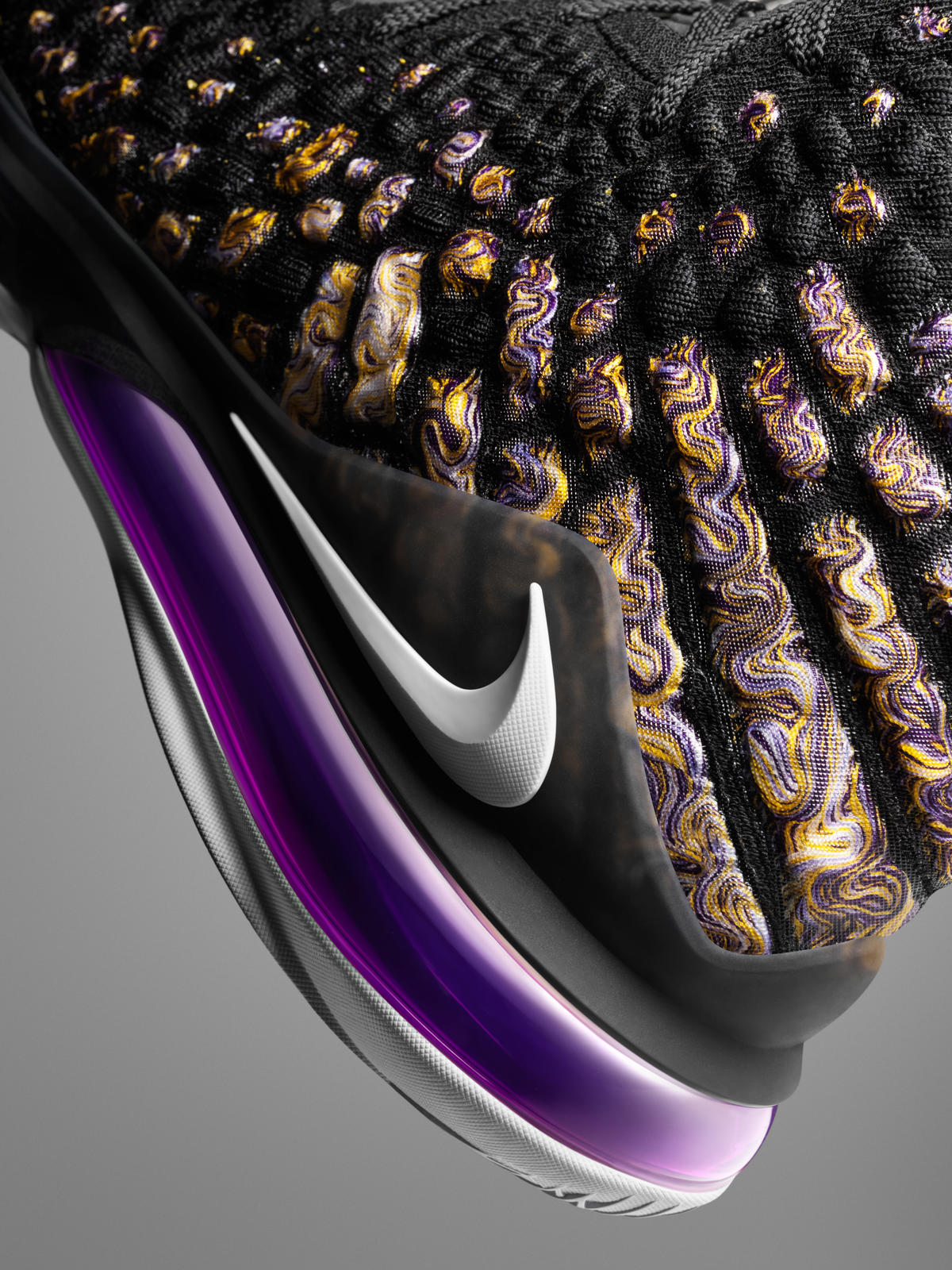 Lakers Colours Seen on the Nike LeBron 17 Grailify