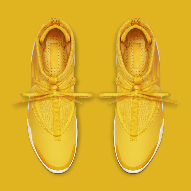 Photos of the Nike Air Fear Of God 1 Amarillo Leaked Grailify