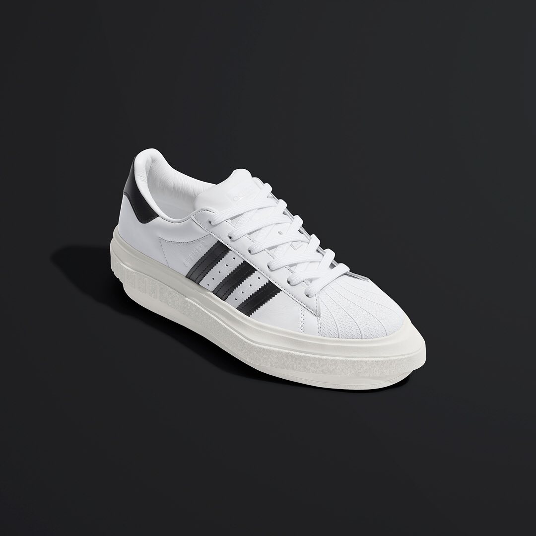 Adidas superstar store high sole