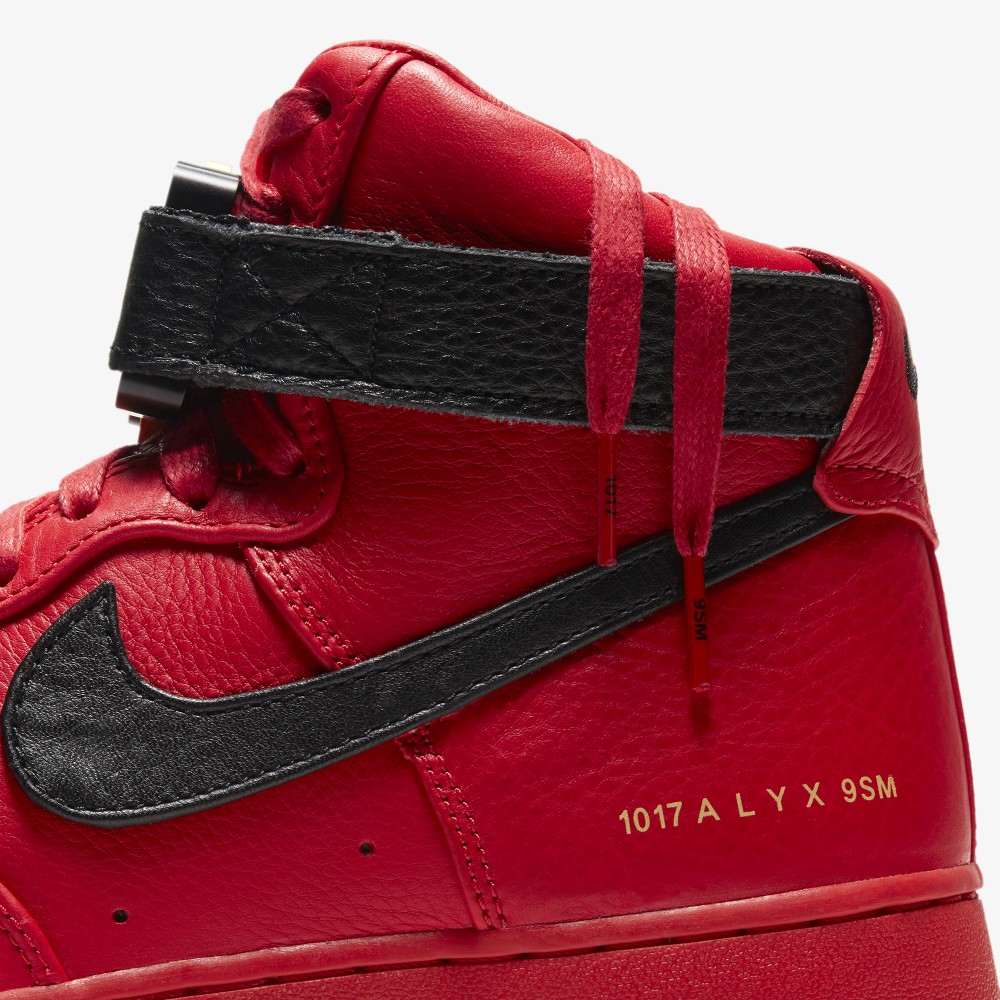 Nike Air Force 1 High Alyx University Red Black - CQ4018-601 – Izicop