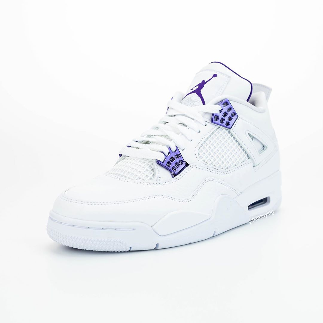 First Look Air Jordan 4 Court Purple Grailify