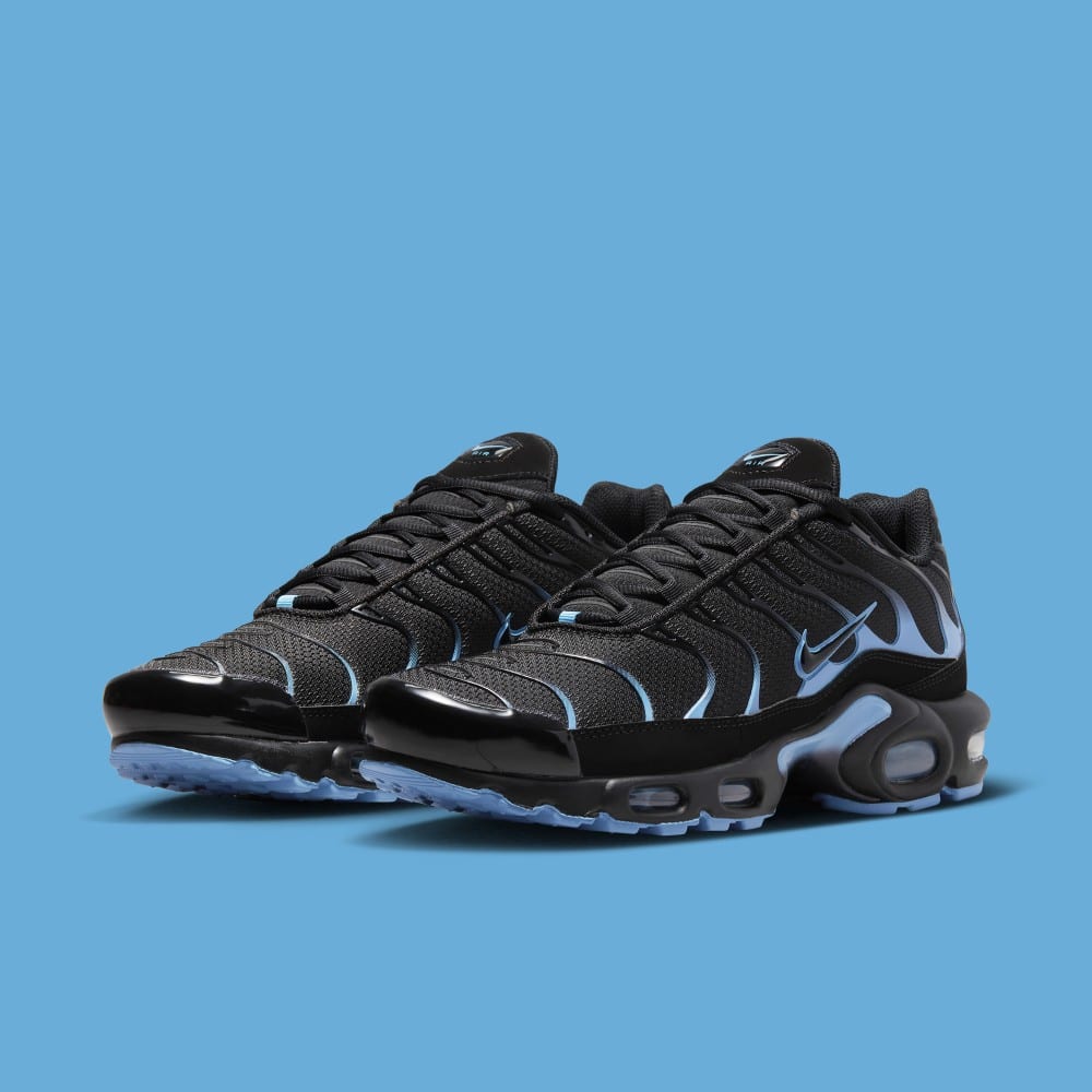 Nike air max plus white/black/university outlet blue