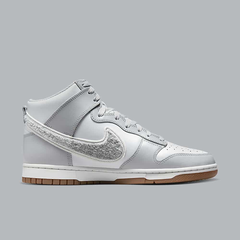 Nike Dunk High Silver Glitter Swoosh (Women's)