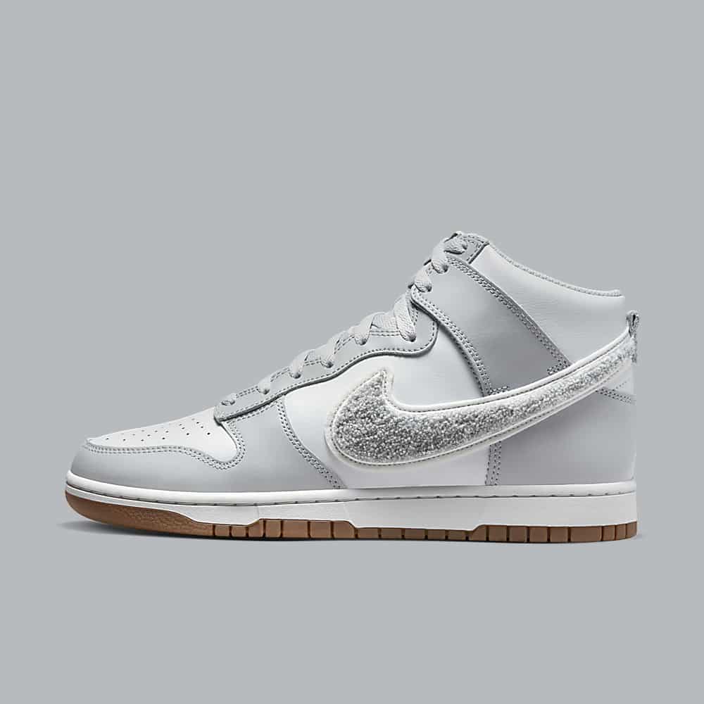 Nike Dunk High Silver Glitter Swoosh (Women's)