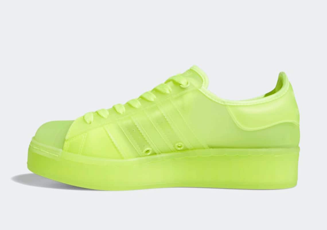 Adidas hot sale superstar transparent