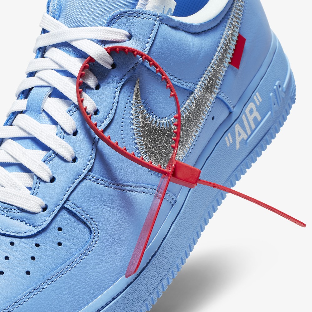 off white nike air force blue