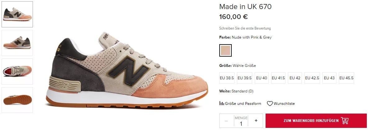 New balance hotsell uk 670