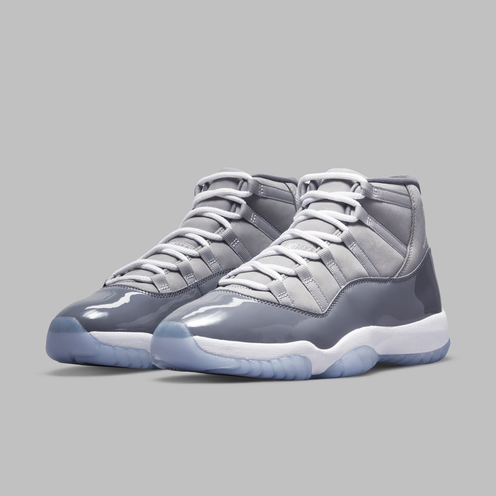 Jordan 11 cool grey laces hotsell