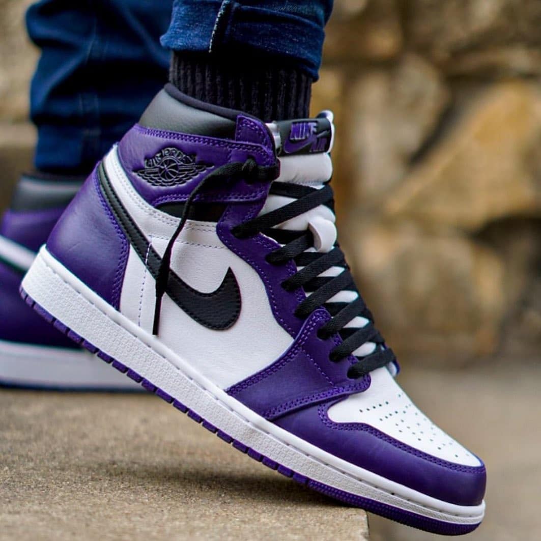 Detailed Pictures of the Air 1 High OG "Court Purple"