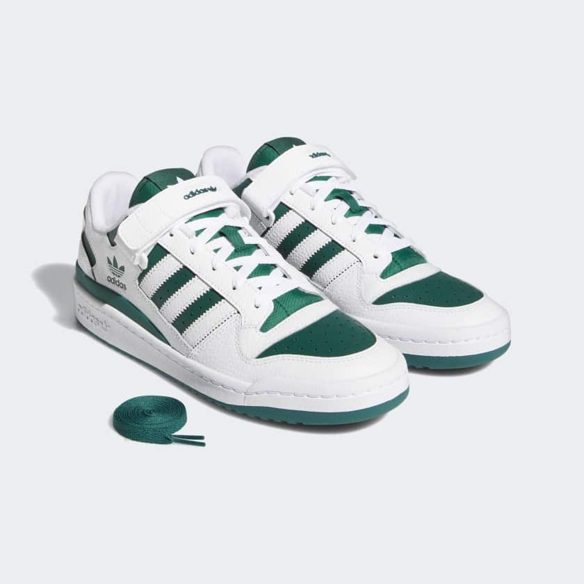 Green cheap leather adidas