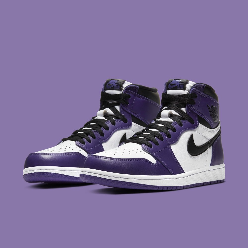 Jordan 1 court store purple release date