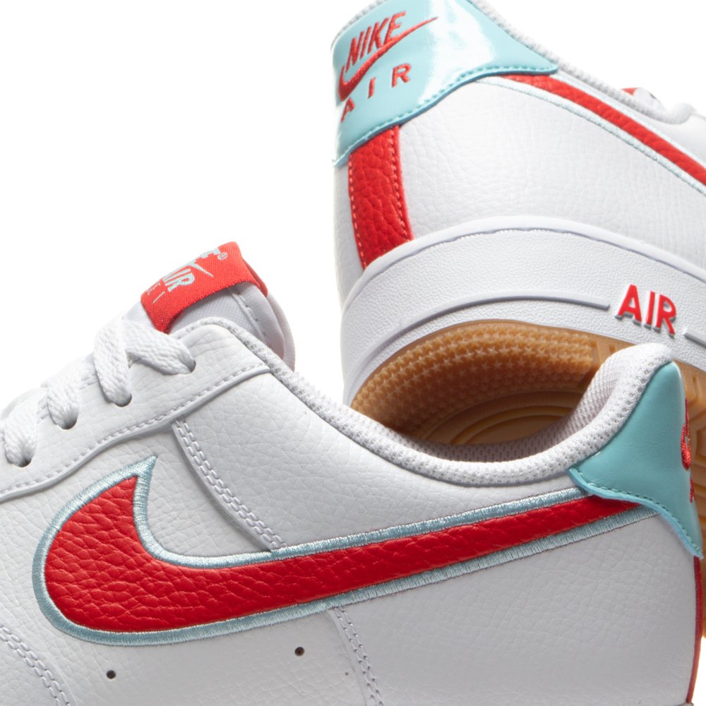 selva Por De hecho Nike Air Force 1 with Blue and Red Details | Grailify