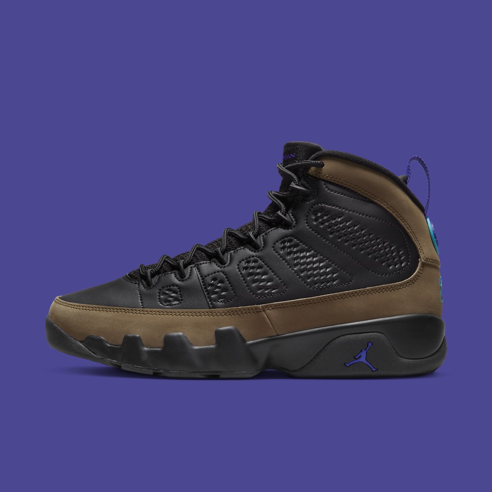 Olive green best sale jordans 9