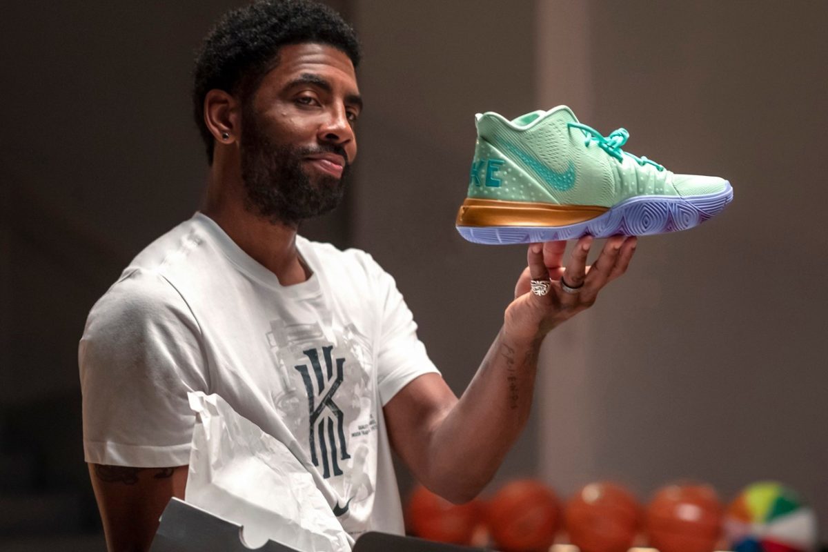 Kyrie hot sale shoes spongebob