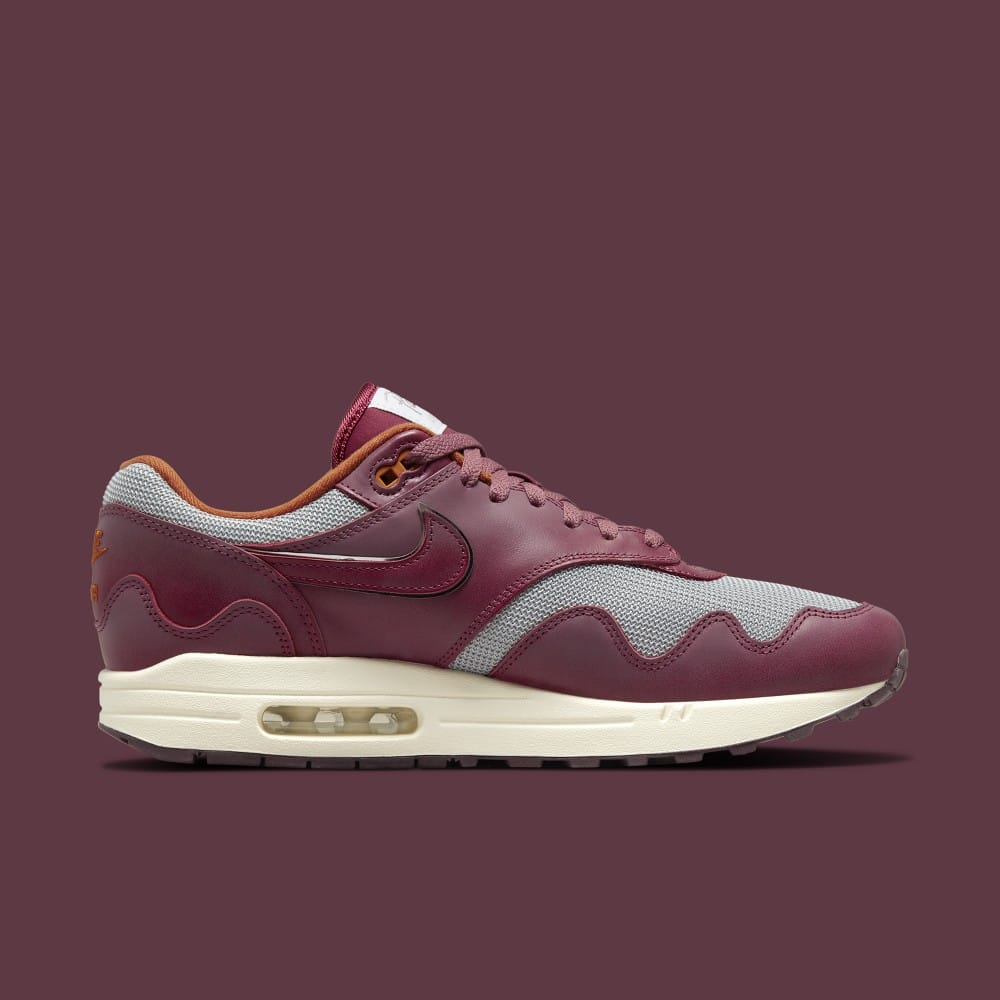 Patta x Nike Air Max 1 'Rush Maroon' Release Info: Here's How to Buy –  Footwear News