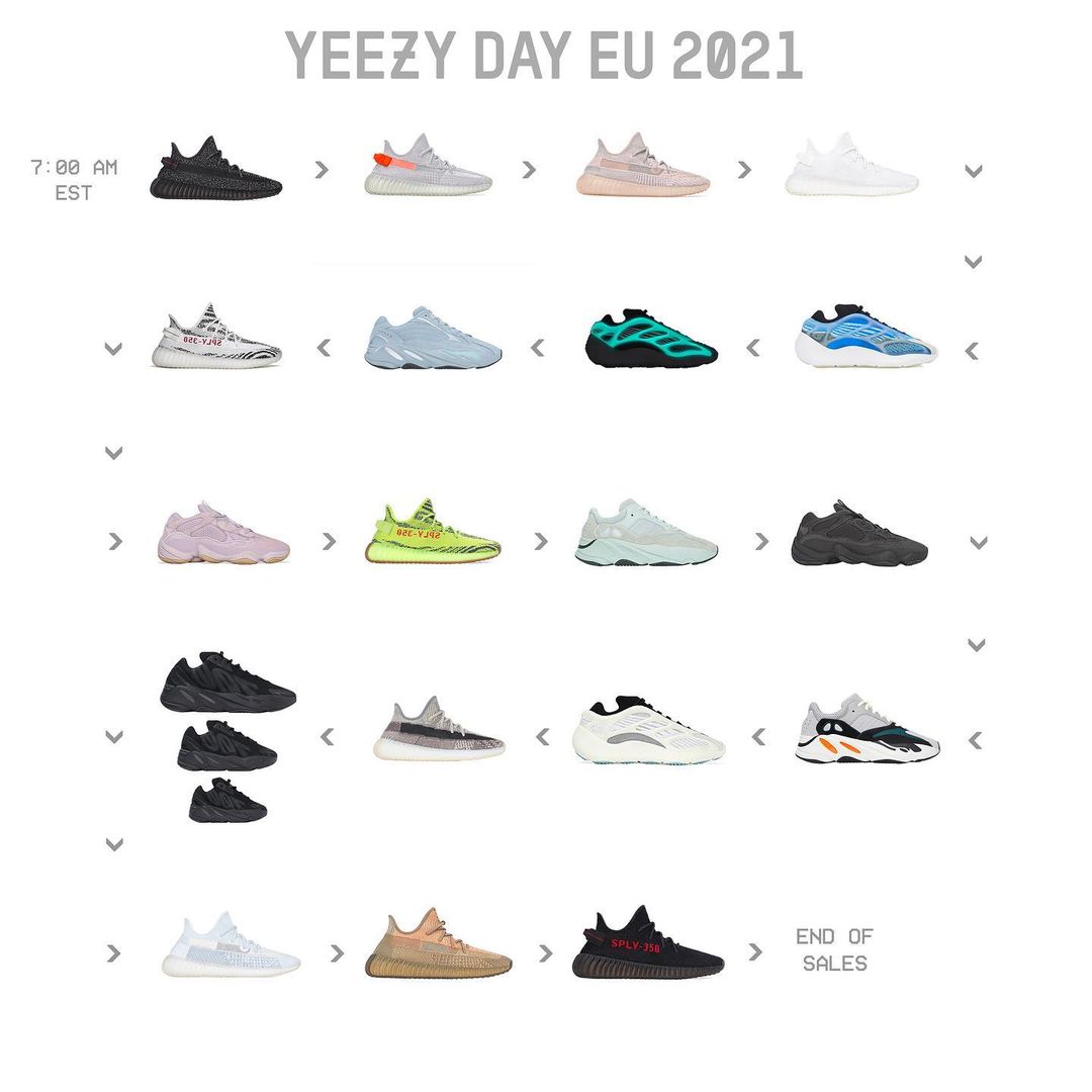 adidas Yeezy Day 2021 - LIVE TICKER | Grailify