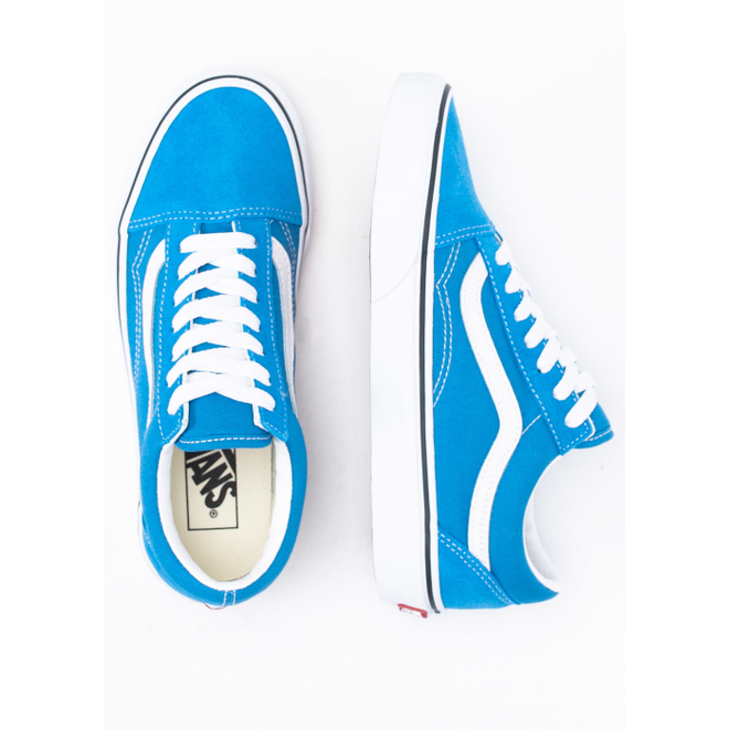 Vans old skool enamel blue store