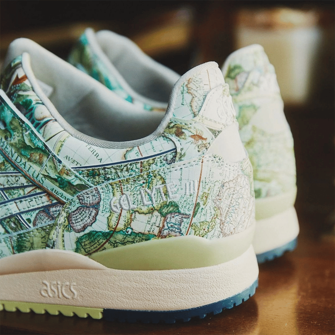 Asics gel 2024 lyte world map