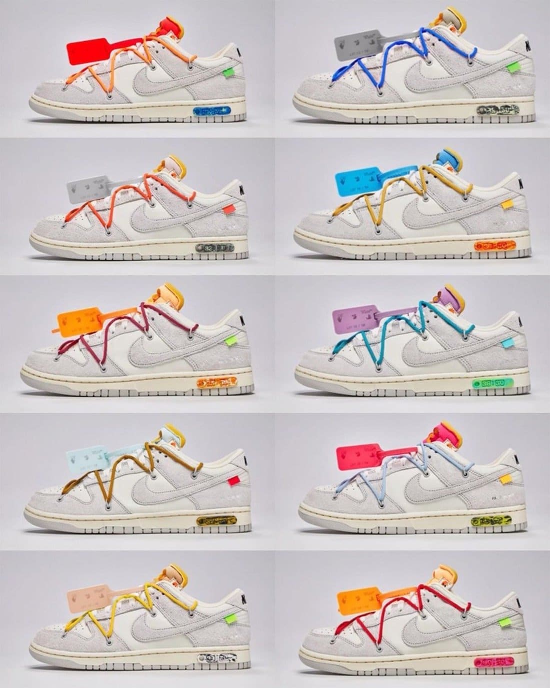 The Off-White x Nike Dunk Low Collection Releases This Week