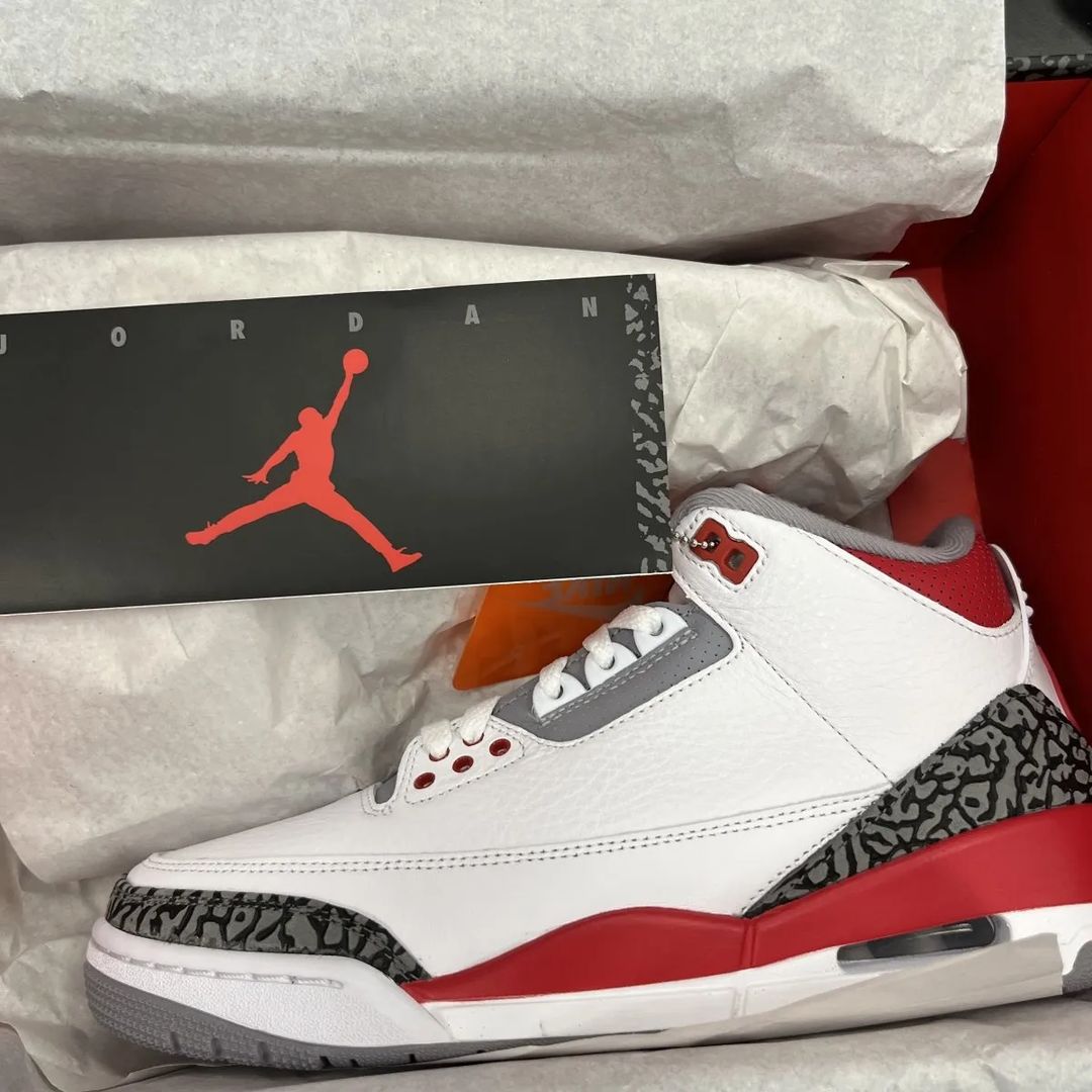 Jordan 3 fire red sales og