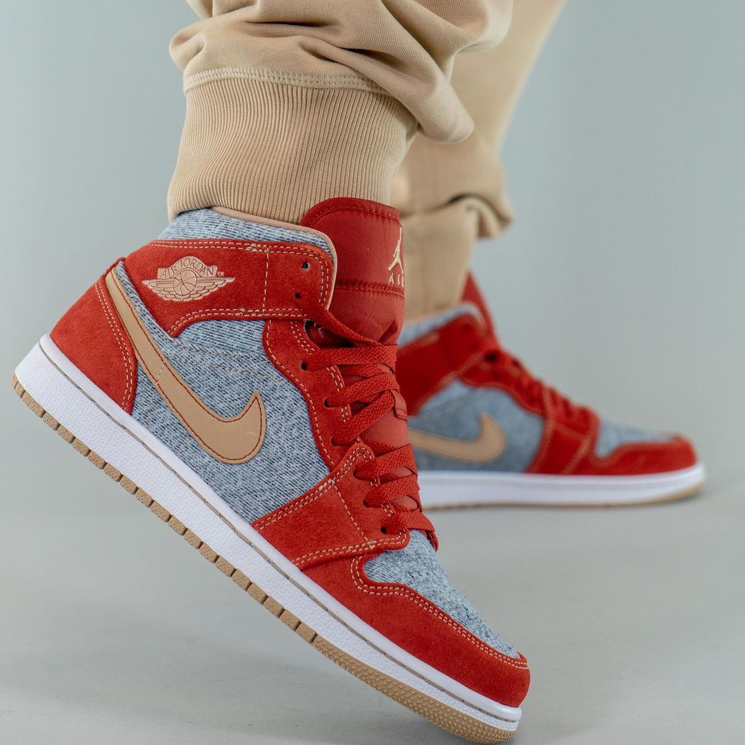 A New Air Jordan 1 Mid Has Been Spotted That Resembles LEVI's |