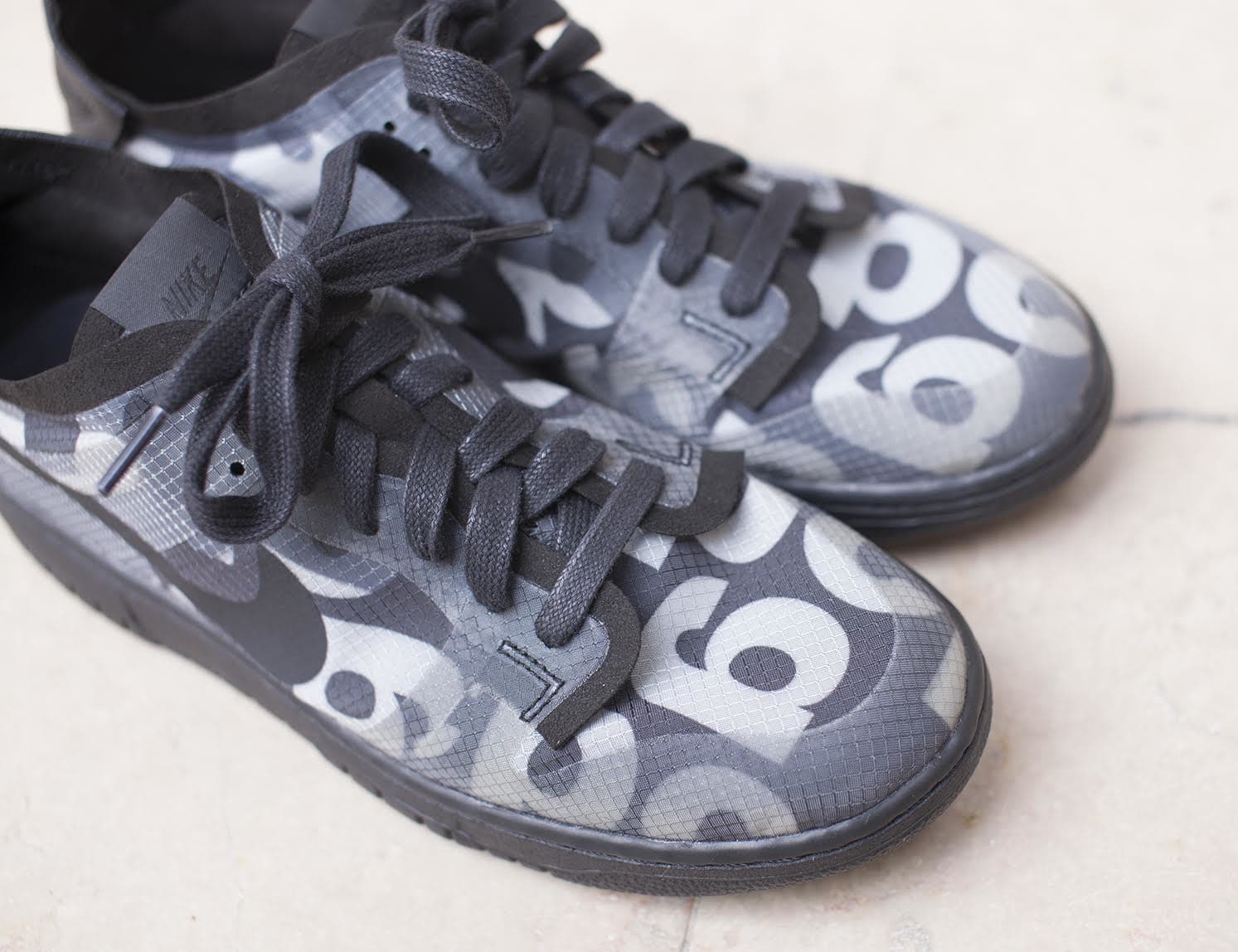 x Comme des Garçons Monogram Dunk Low sneakers