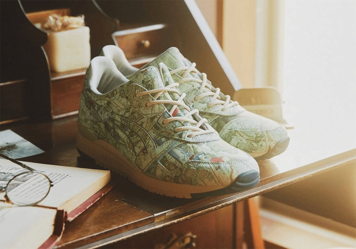 Nach einem atmos x ASICS GEL Lyte III World Map droppt ein Aged