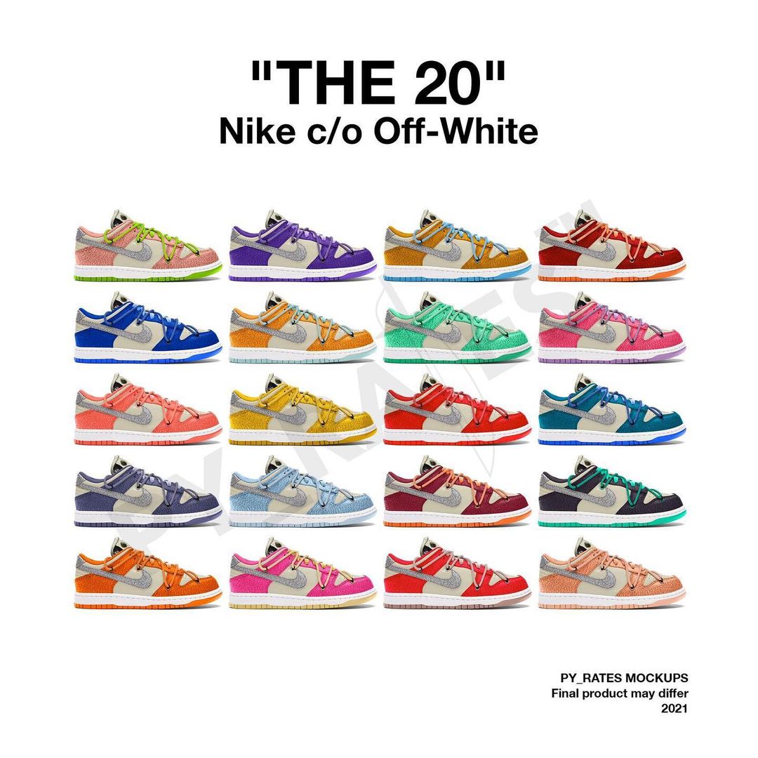 The Off-White x Nike The 20 Collection is Coming Soon