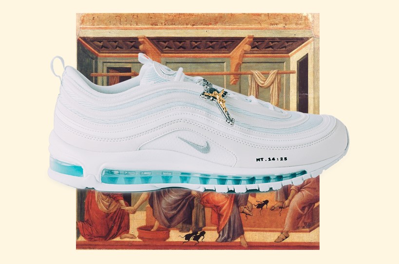 MSCHF X INRI 'Jesus Shoes' Custom Air Maxes Are Filled With Holy