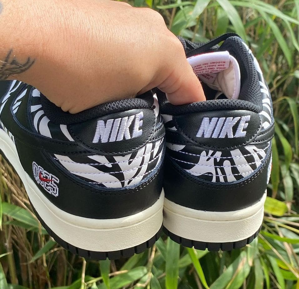 First Look: Quartersnacks x Nike SB Dunk "Zebra" | Grailify