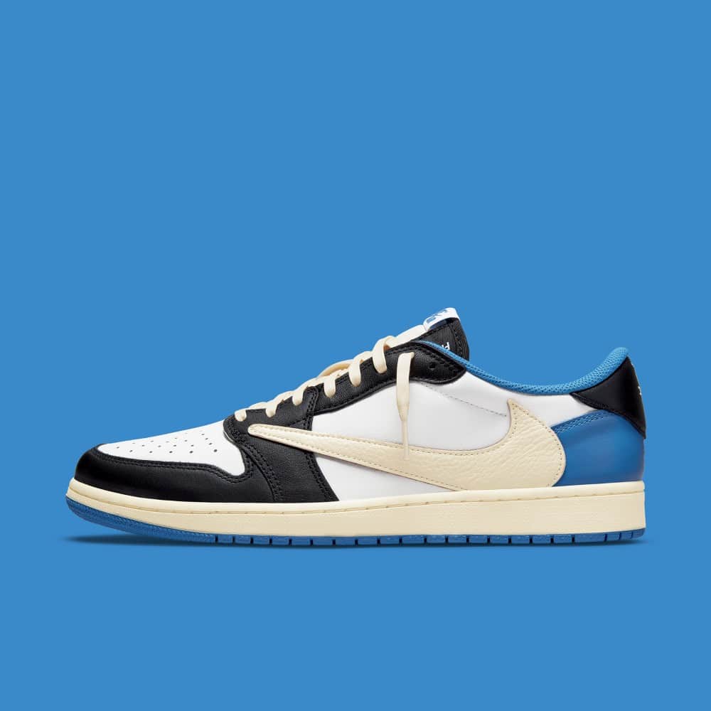 Official Images from the Travis Scott x fragment x Air Jordan 1 Low |