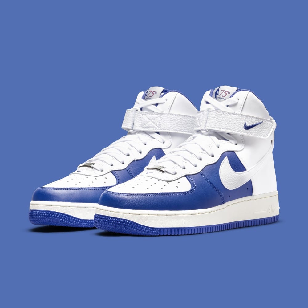 Air force 1 nba blue on sale