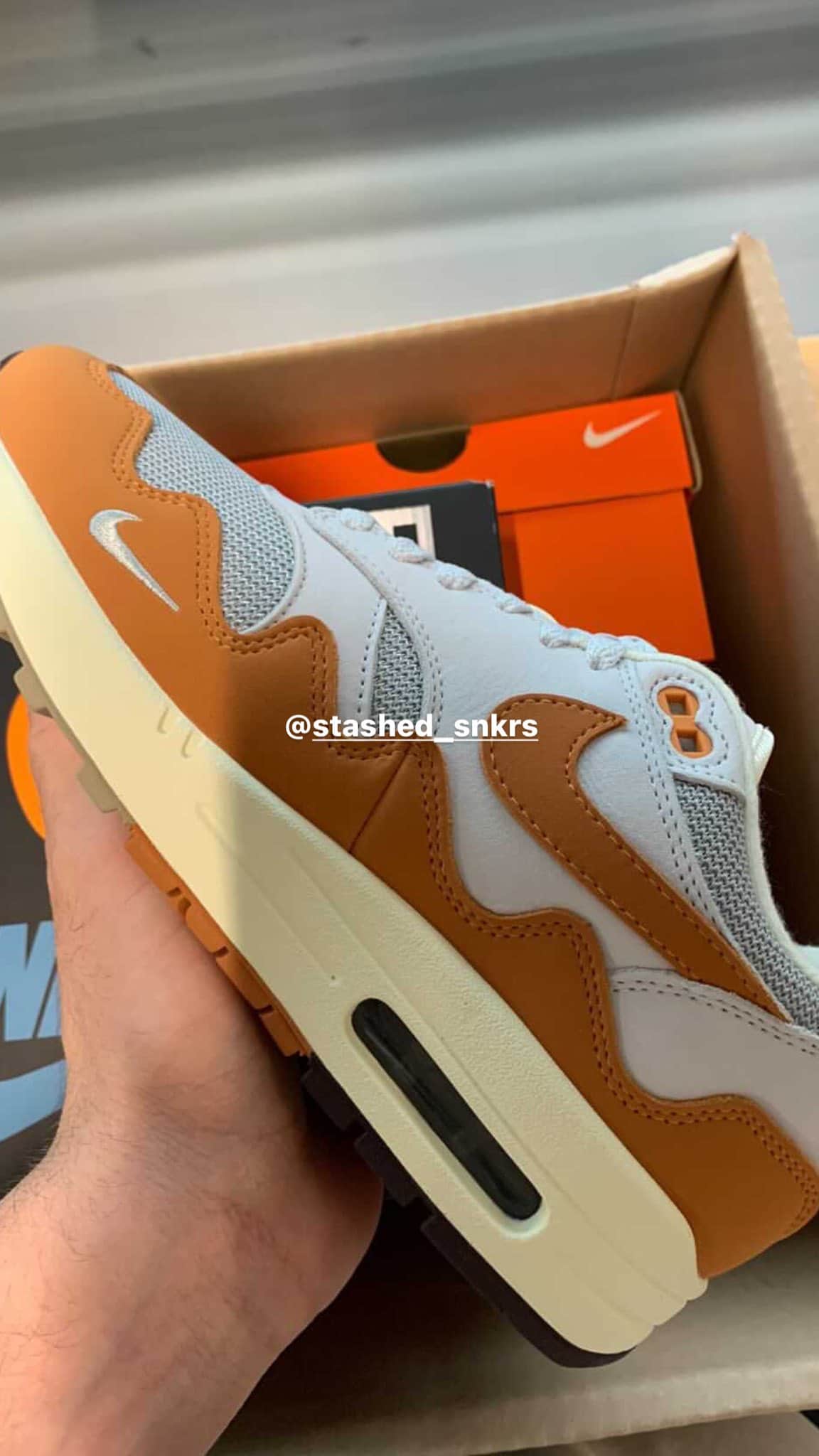 nike air max 1 patta orange