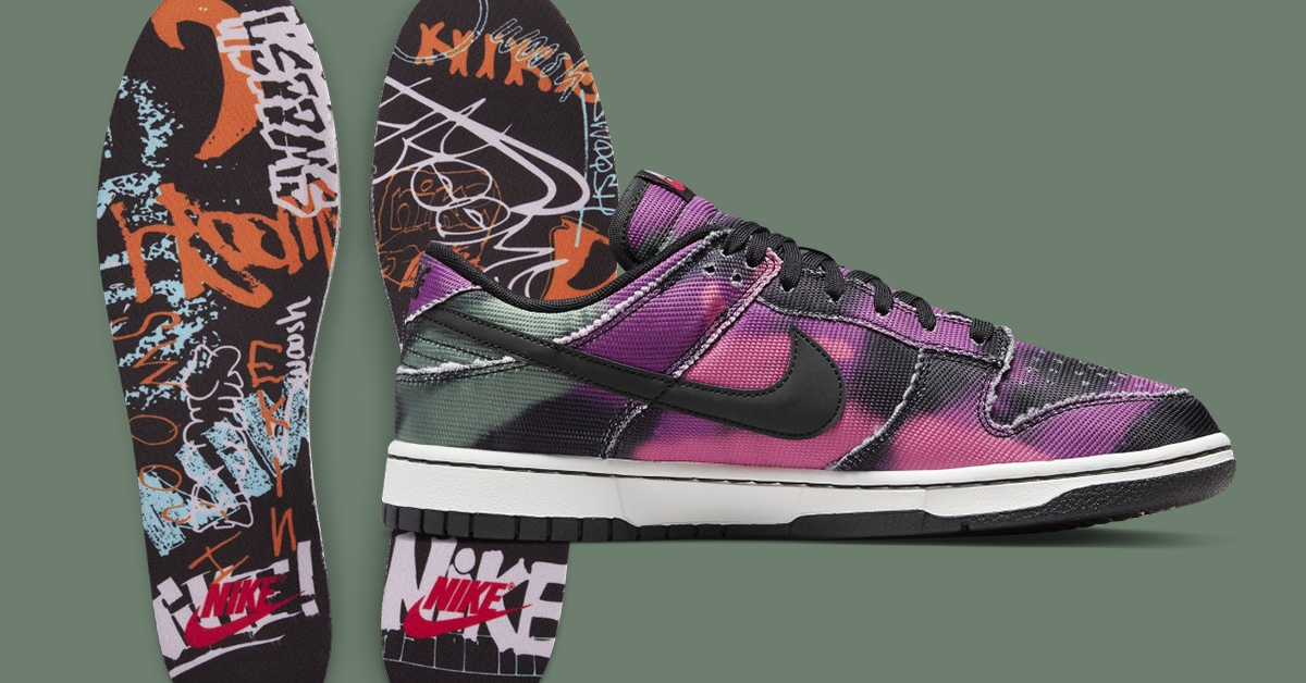 Multi-Coloured Nike Dunk Low with New Materials | Grailify